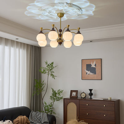 Illoros Traditional Elegance Wood Chandelier