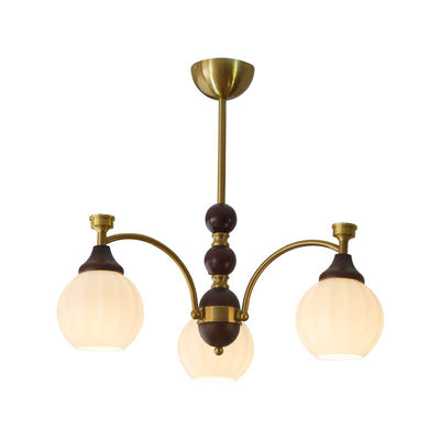 Illoros Traditional Elegance Wood Chandelier