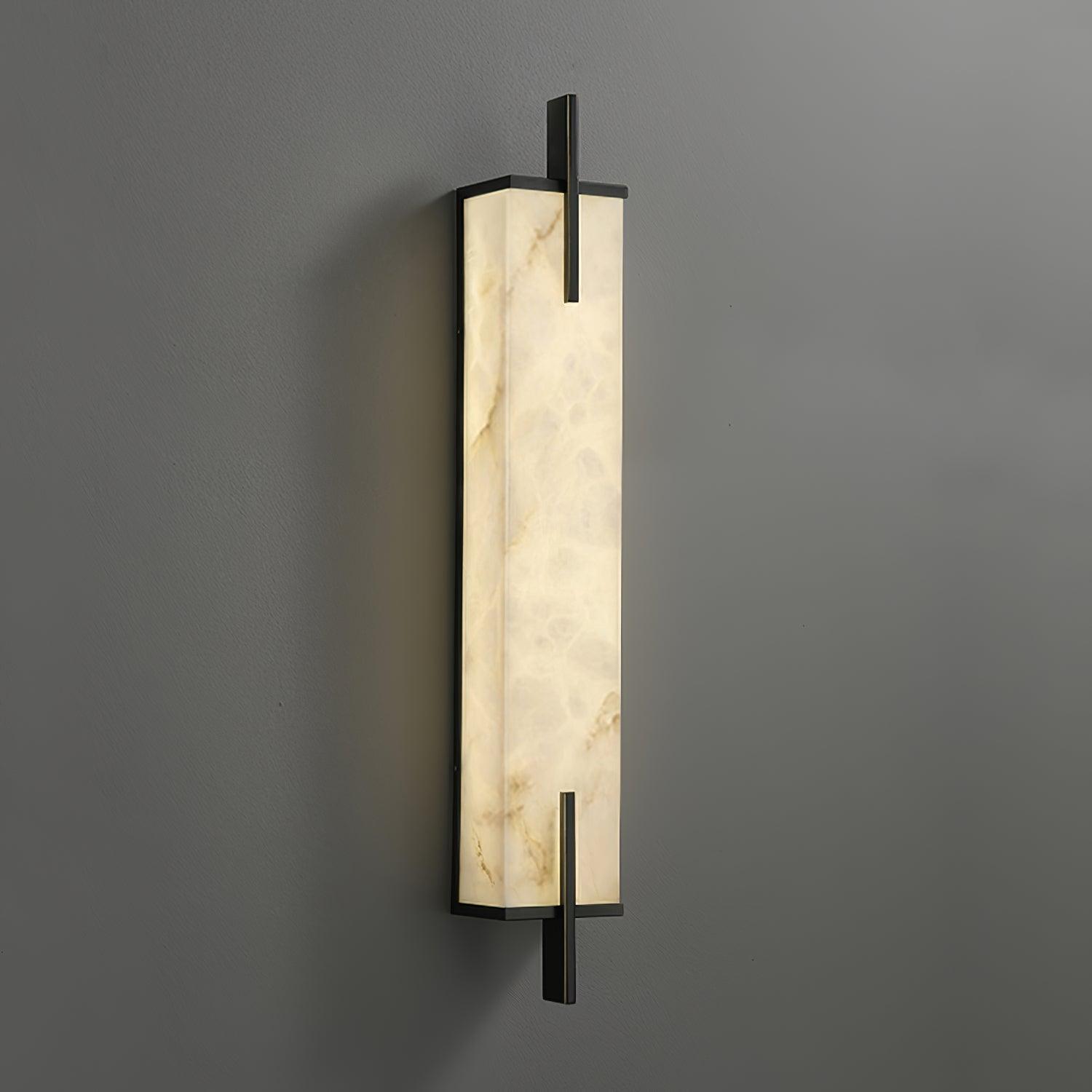 Komino Rectangular Alabaster Wall Light
