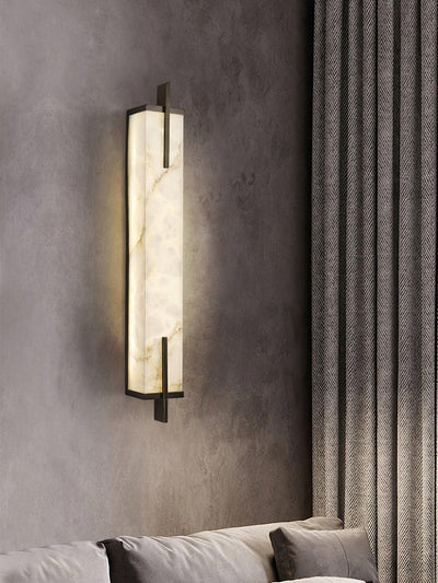 Komino Rectangular Alabaster Wall Light
