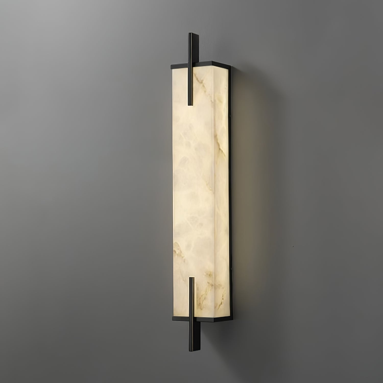 Komino Rectangular Alabaster Wall Light