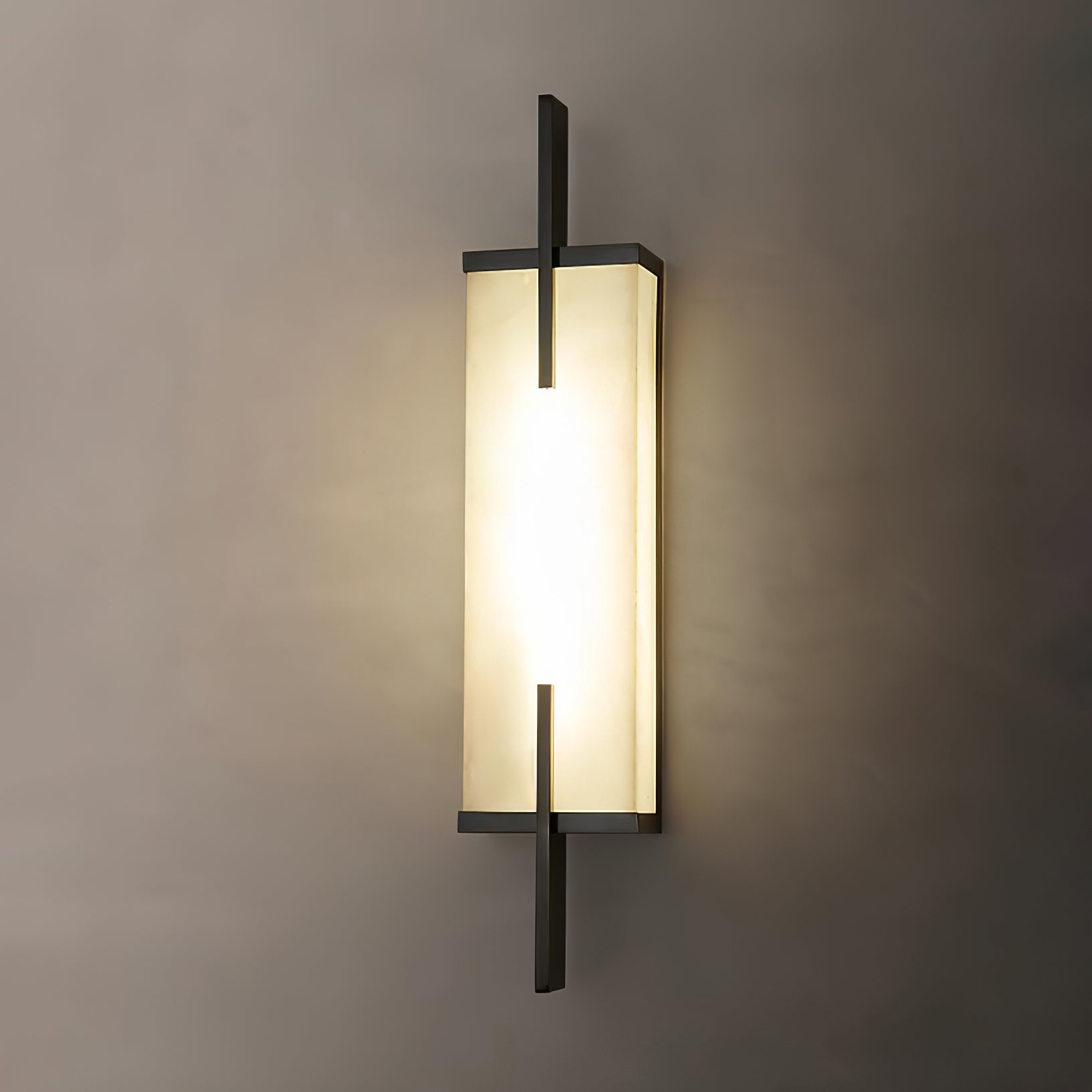 Komino Rectangular Alabaster Wall Light