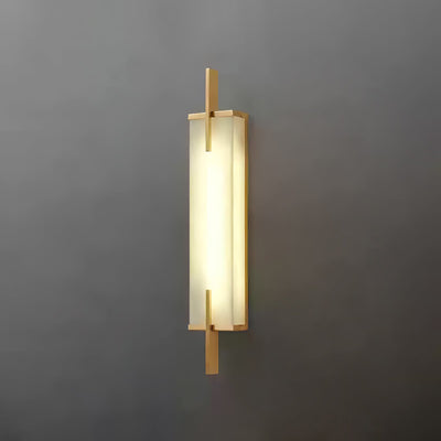 Komino Rectangular Alabaster Wall Light