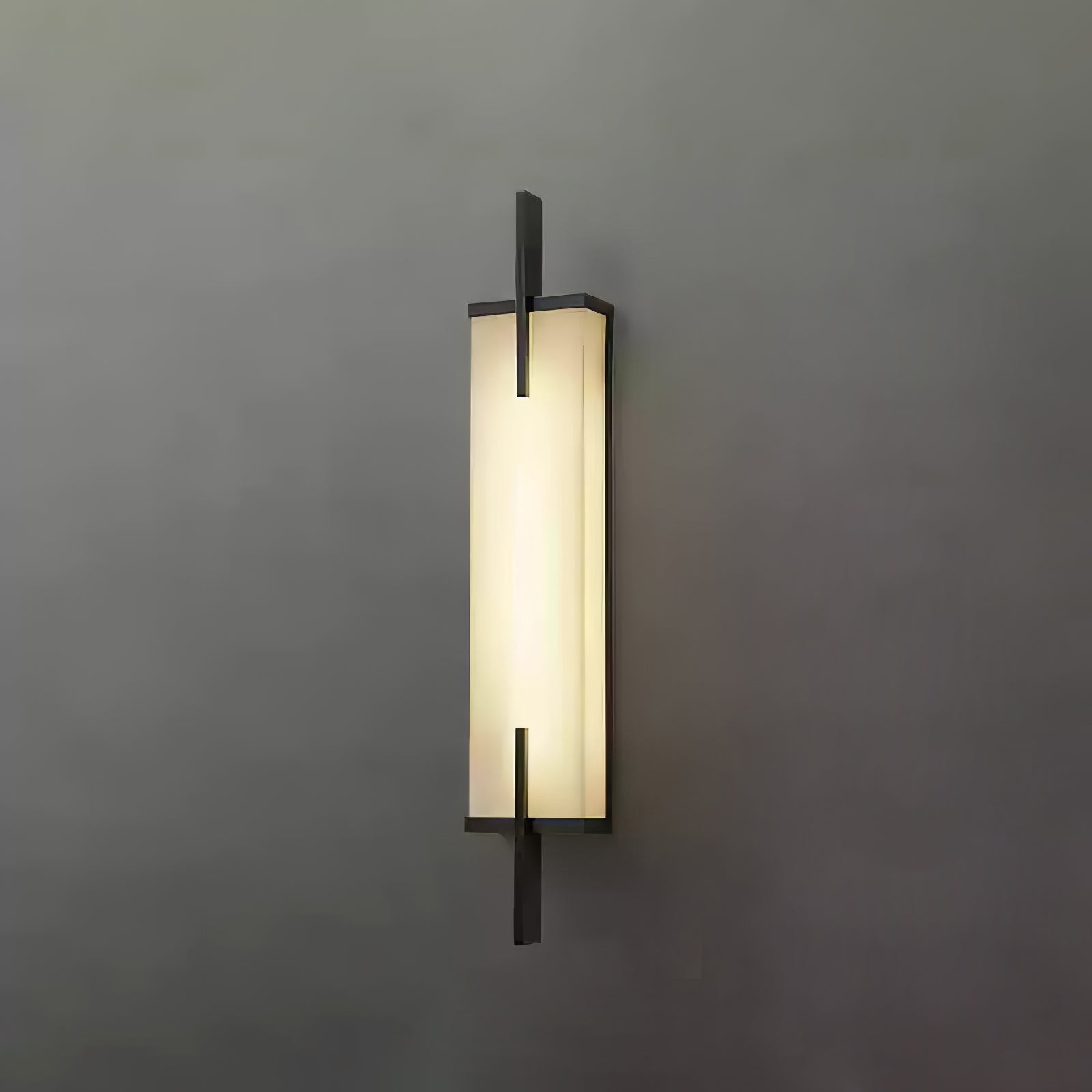 Komino Rectangular Alabaster Wall Light