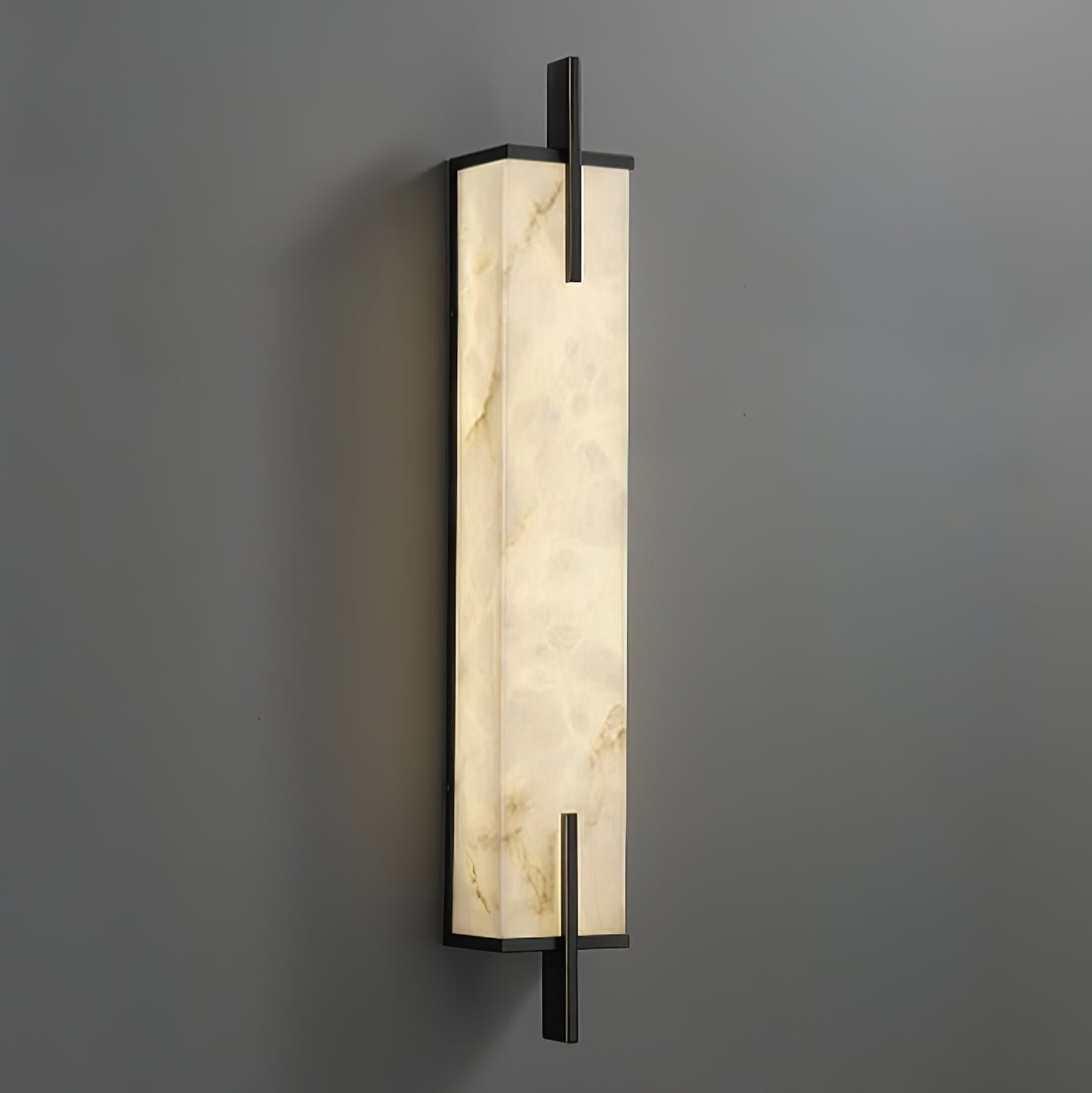 Komino Rectangular Alabaster Wall Light