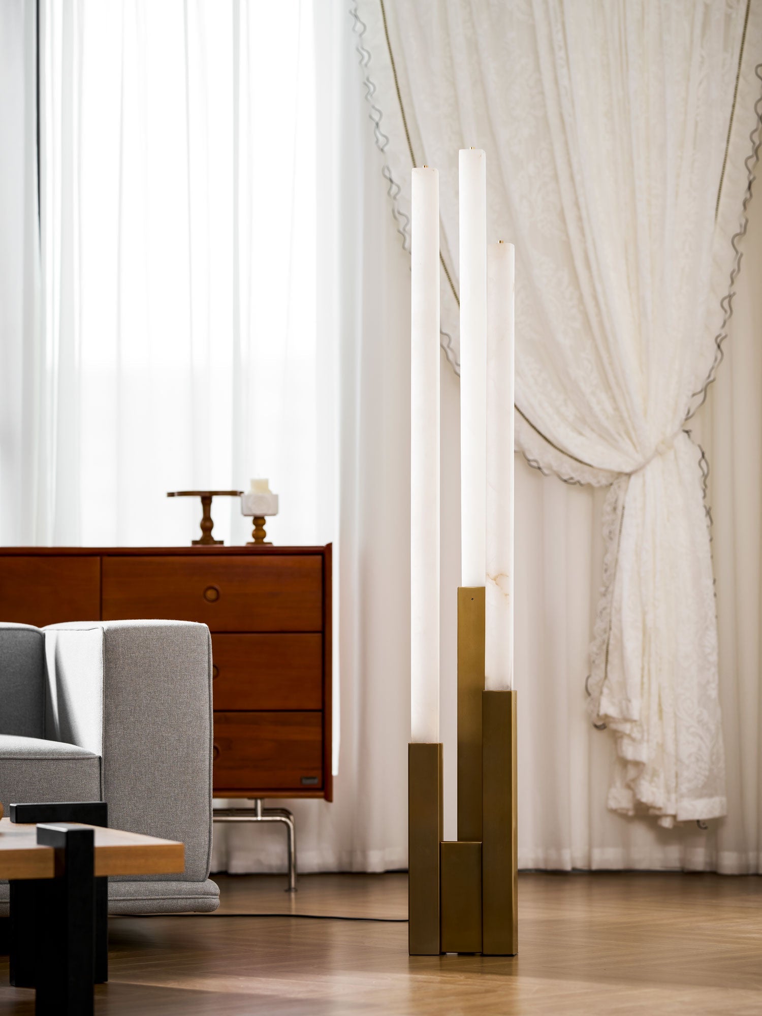 Callisto Alabaster Floor Lamp
