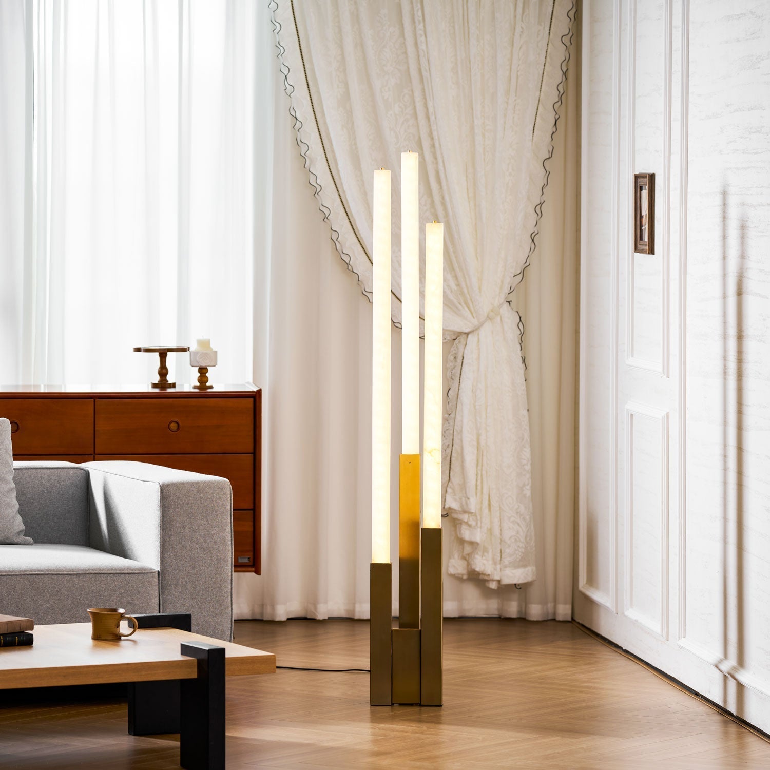 Callisto Alabaster Floor Lamp