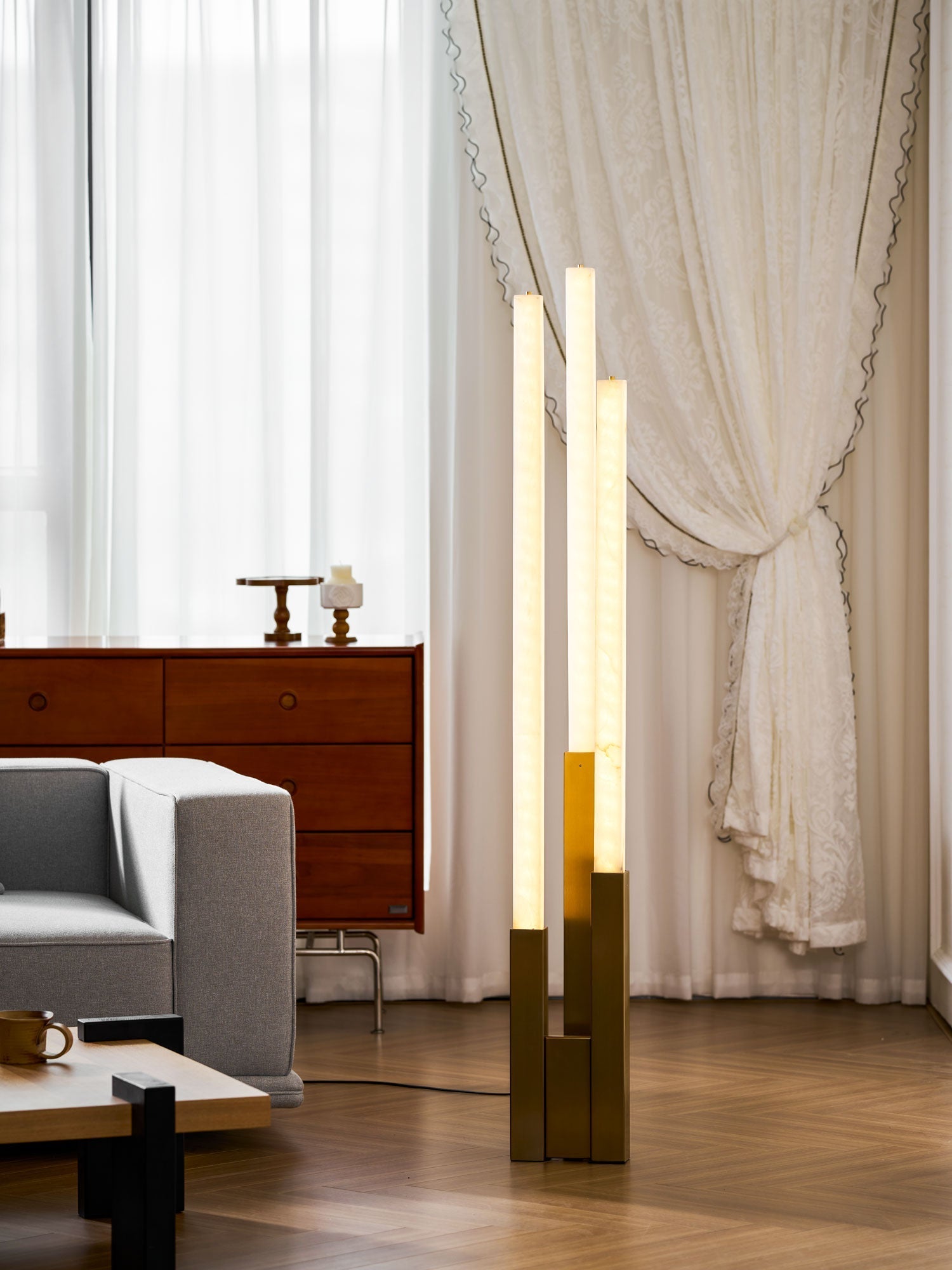 Callisto Alabaster Floor Lamp