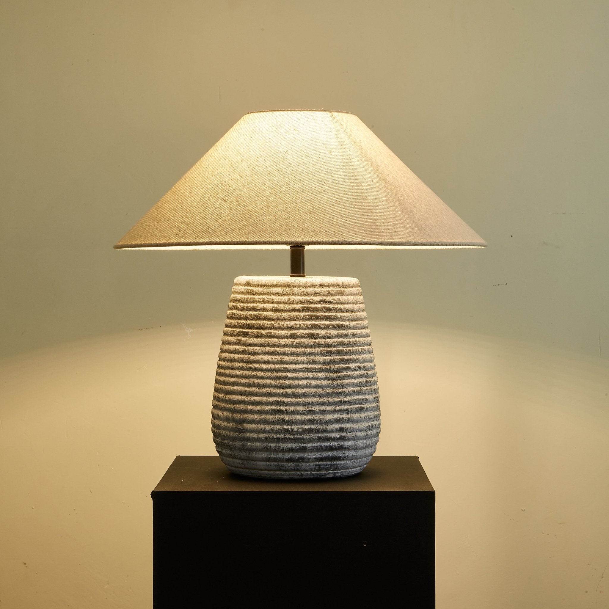 Clarissa Clear Fabric Table Lamp