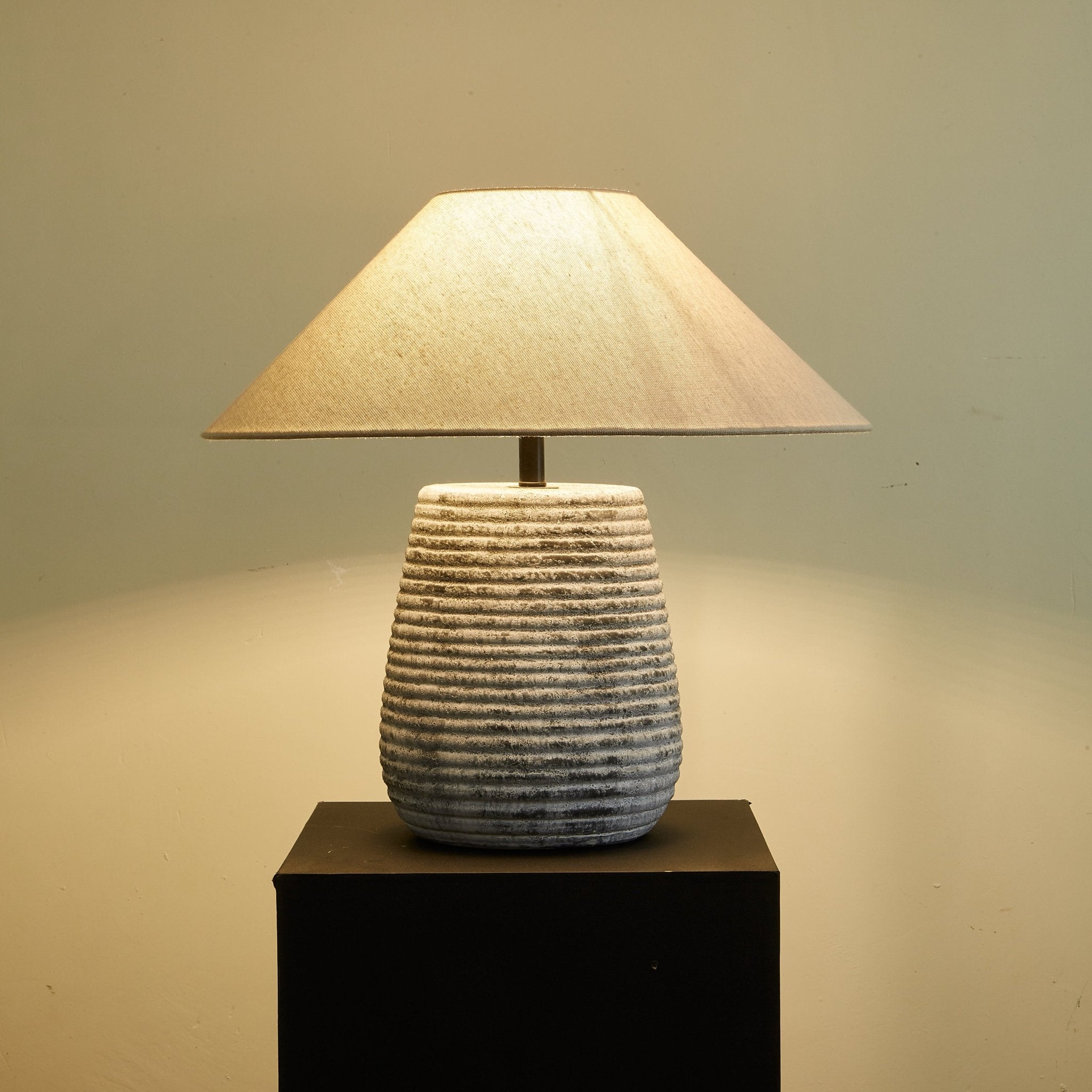 Clarissa Clear Fabric Table Lamp