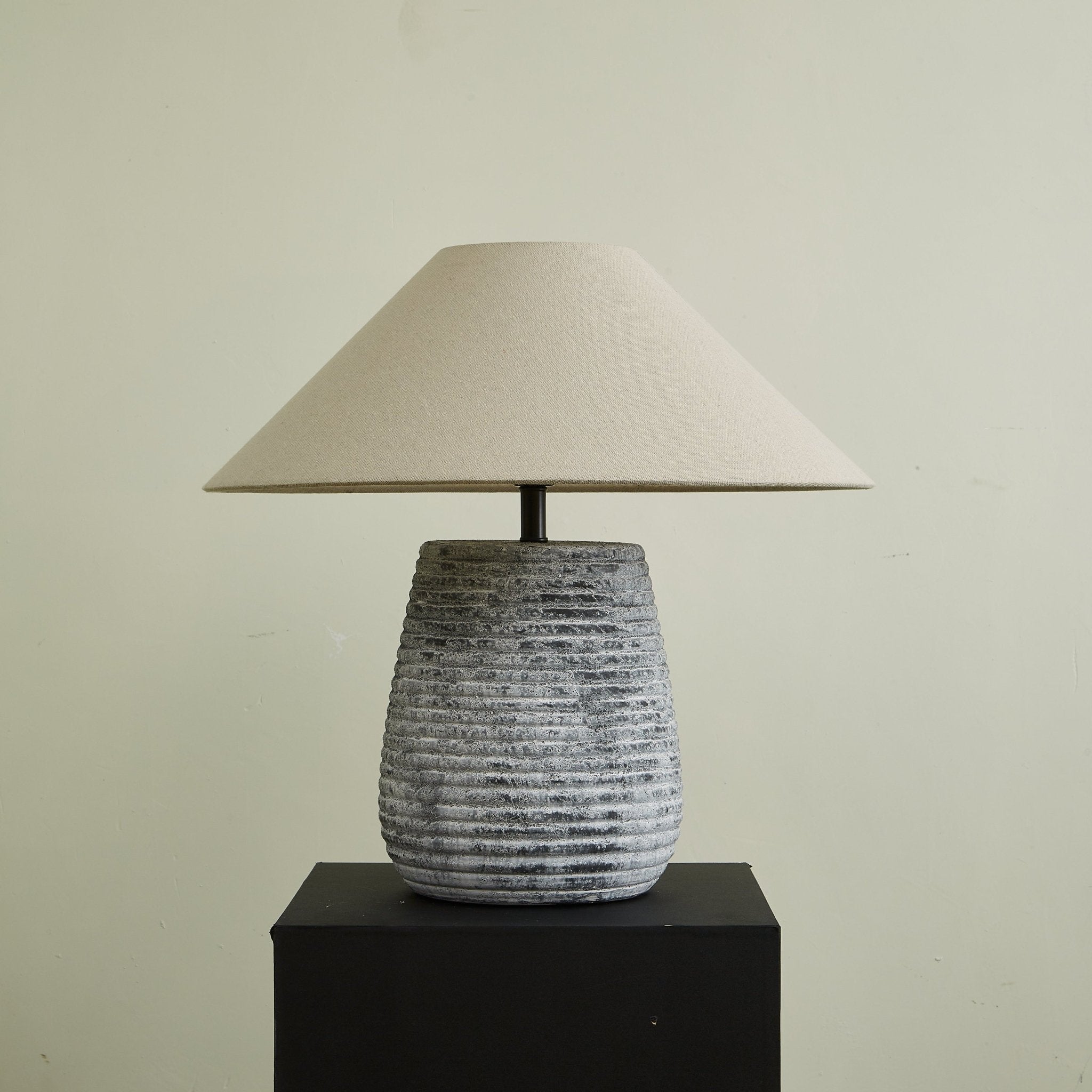 Clarissa Clear Fabric Table Lamp