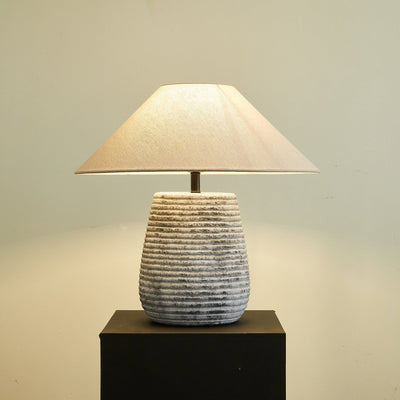 Clarissa Clear Fabric Table Lamp