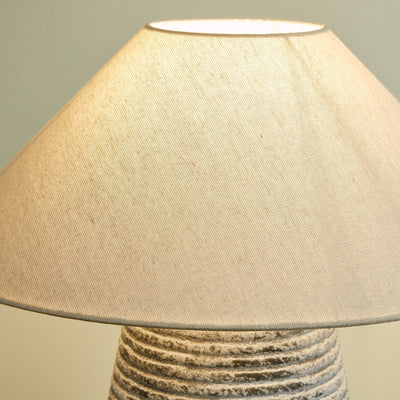Clarissa Clear Fabric Table Lamp