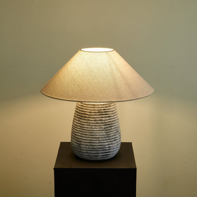 Clarissa Clear Fabric Table Lamp