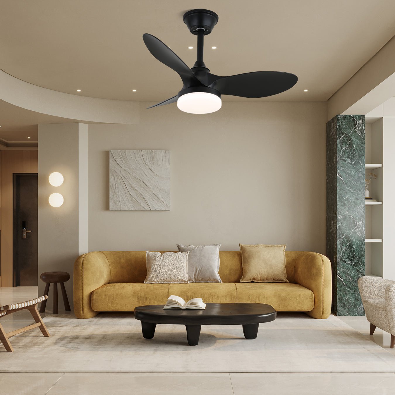 Aelric Modern Ceiling Fan Light