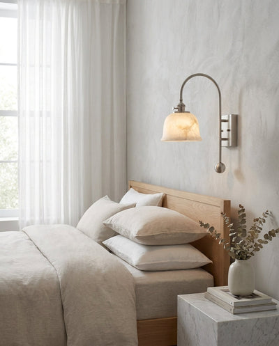 Jarrowhurst Alabaster Wall Sconce