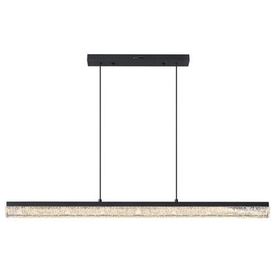 Veluielle Pendant Light Black Acrylic Linear
