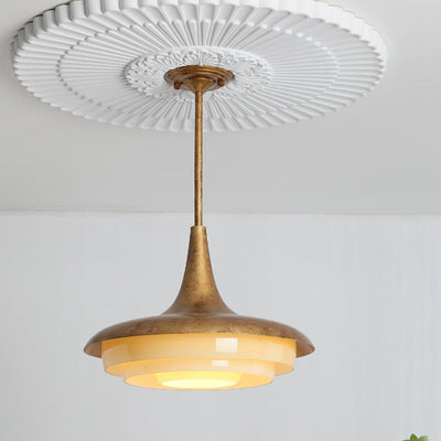 Liorinine Mid-Century Modern Glass Pendant Light