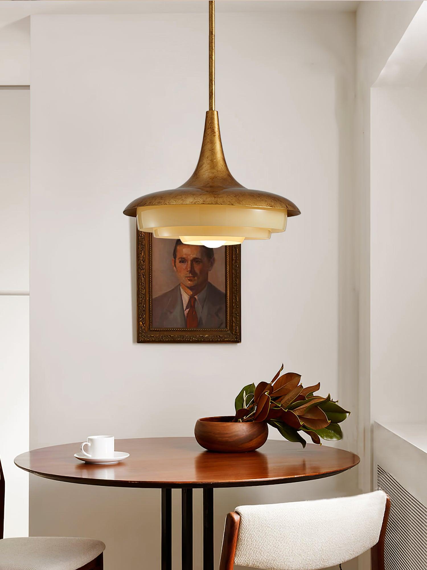 Liorinine Mid-Century Modern Glass Pendant Light