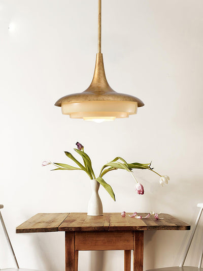 Liorinine Mid-Century Modern Glass Pendant Light