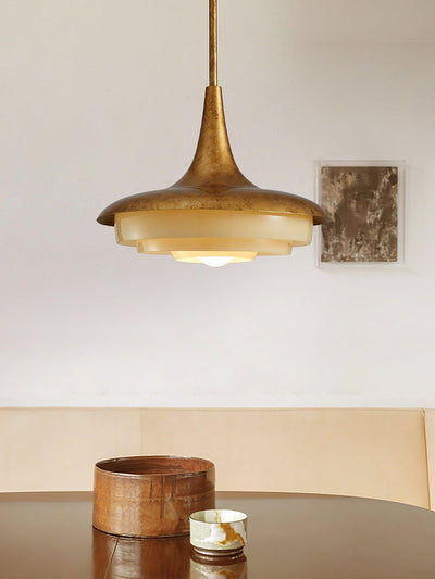 Liorinine Mid-Century Modern Glass Pendant Light