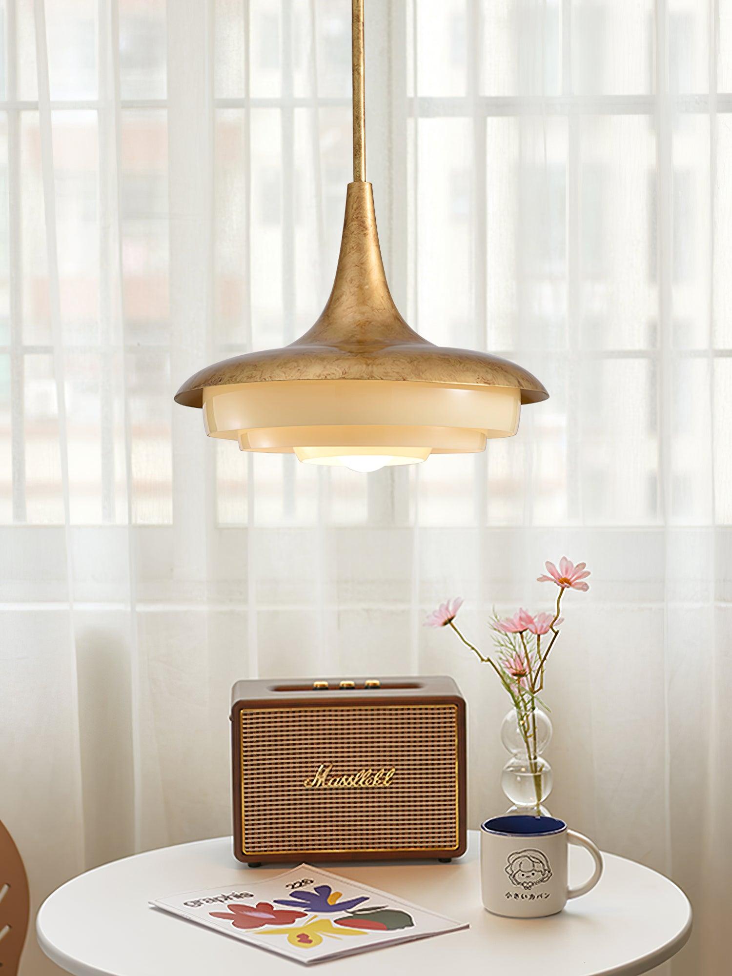Liorinine Mid-Century Modern Glass Pendant Light