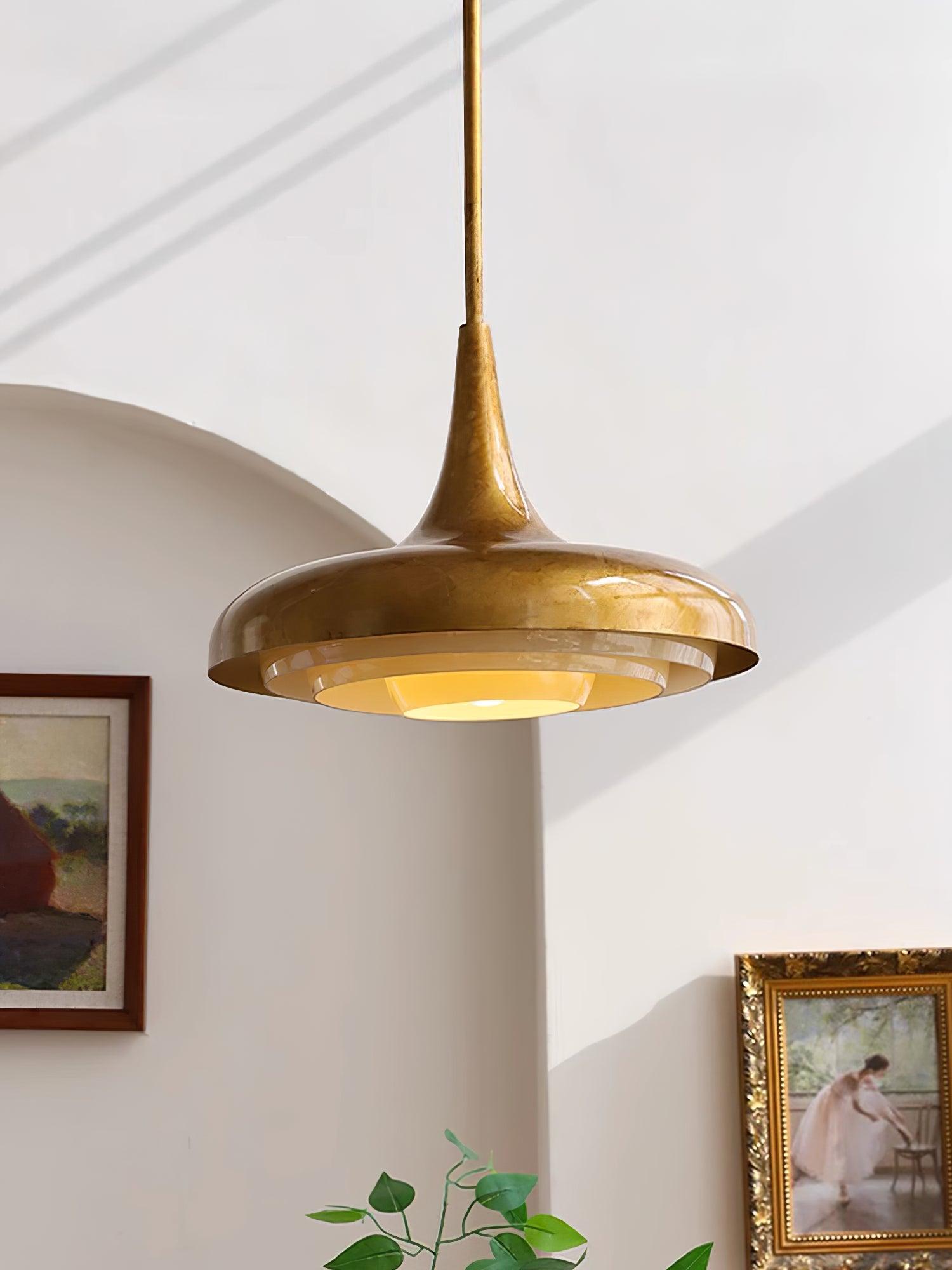 Liorinine Mid-Century Modern Glass Pendant Light