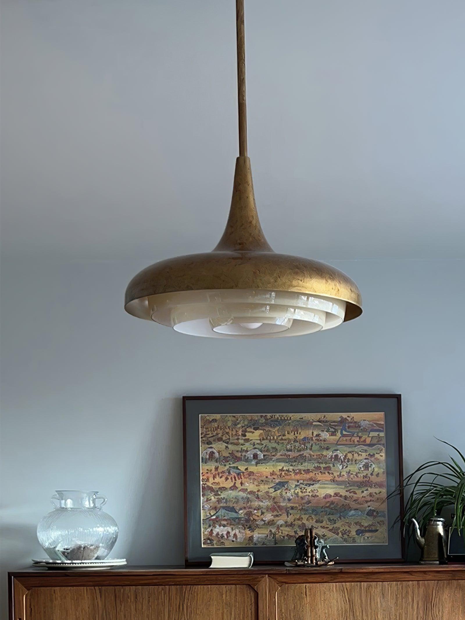 Liorinine Mid-Century Modern Glass Pendant Light