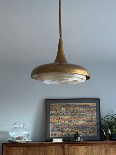 Liorinine Mid-Century Modern Glass Pendant Light