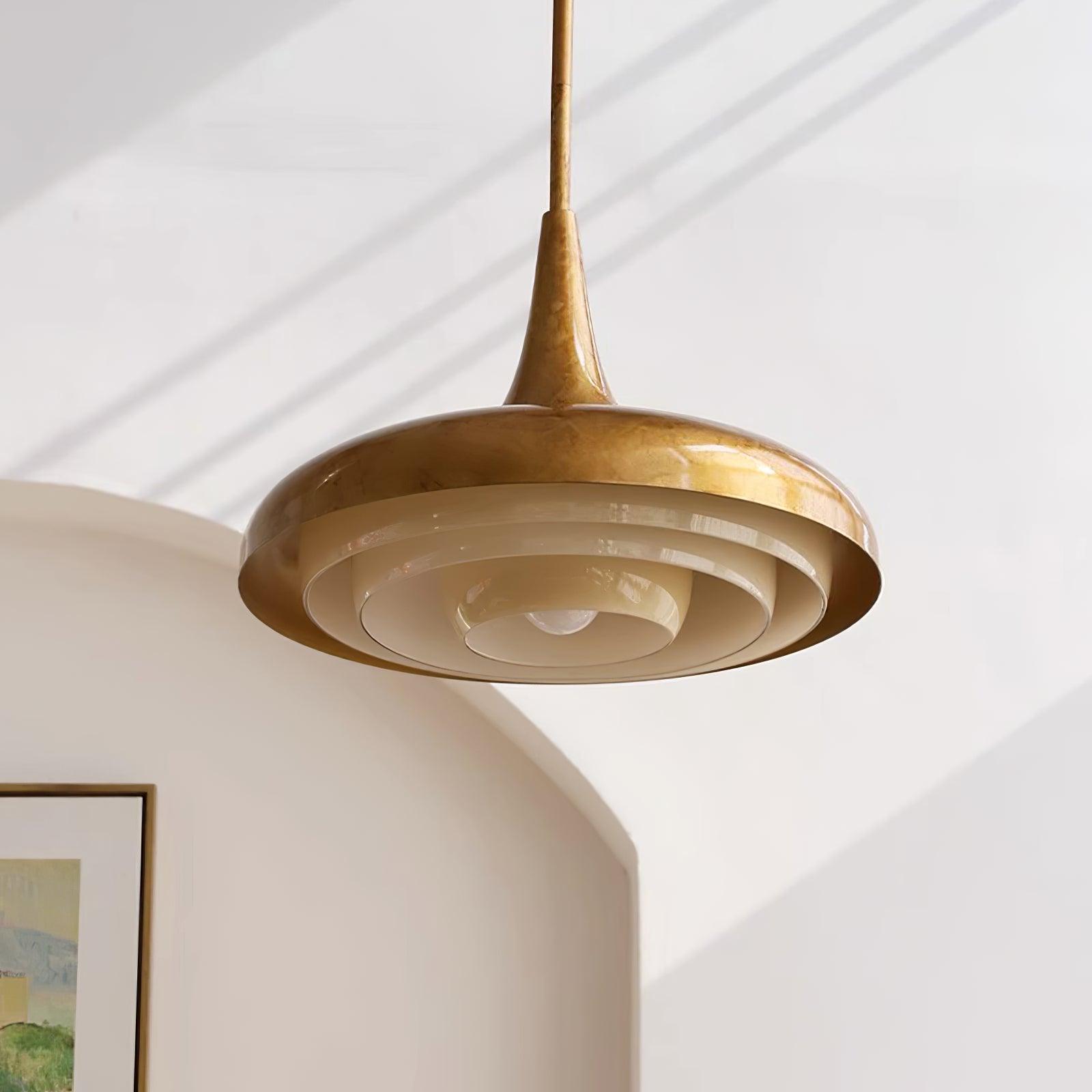 Liorinine Mid-Century Modern Glass Pendant Light