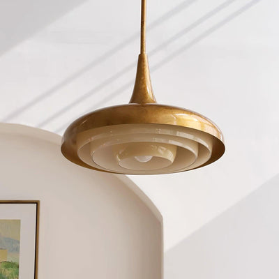 Liorinine Mid-Century Modern Glass Pendant Light