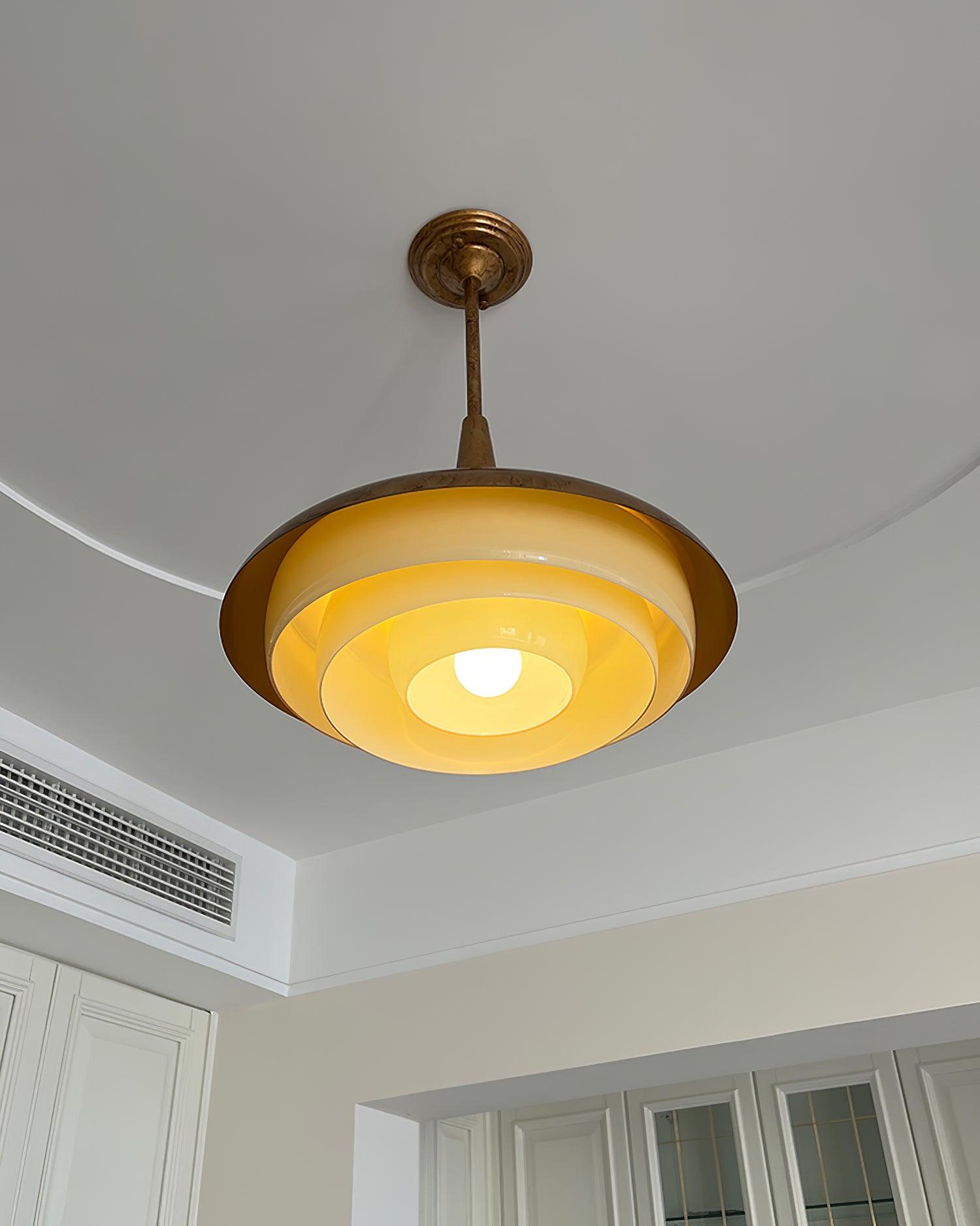 Liorinine Mid-Century Modern Glass Pendant Light