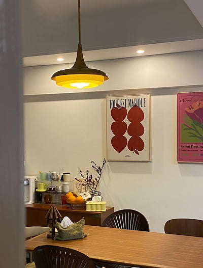 Liorinine Mid-Century Modern Glass Pendant Light