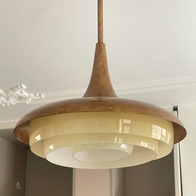 Liorinine Mid-Century Modern Glass Pendant Light