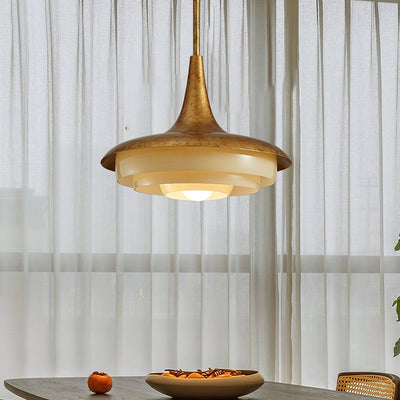 Liorinine Mid-Century Modern Glass Pendant Light