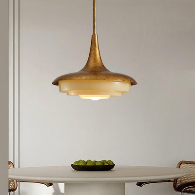 Liorinine Mid-Century Modern Glass Pendant Light