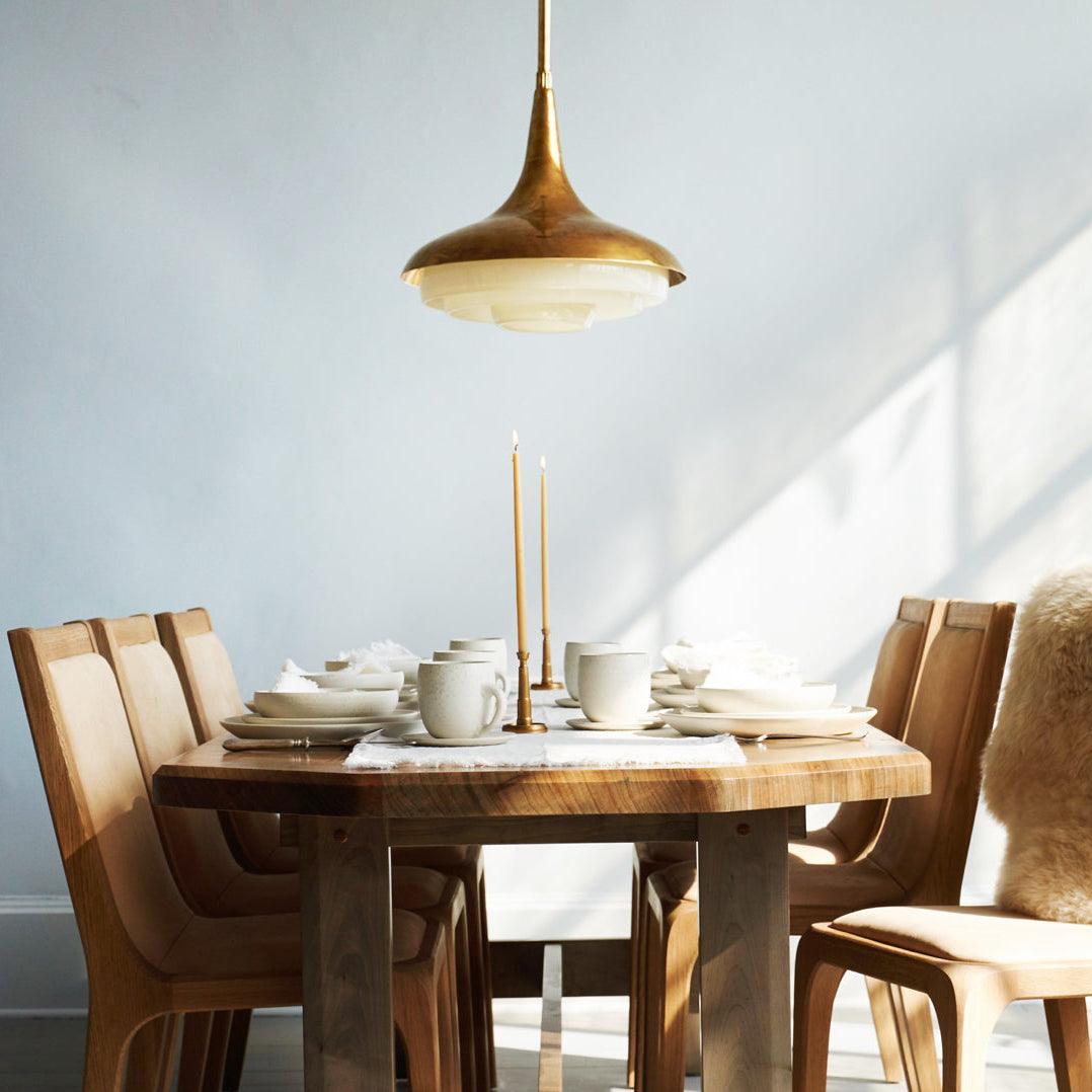Liorinine Mid-Century Modern Glass Pendant Light