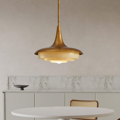 Liorinine Mid-Century Modern Glass Pendant Light