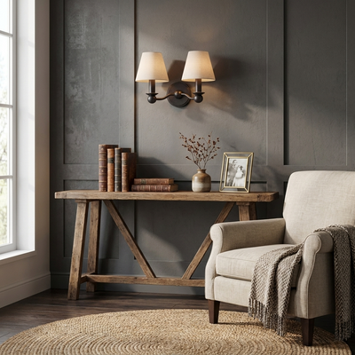 Evermont Fabric Wall Sconce