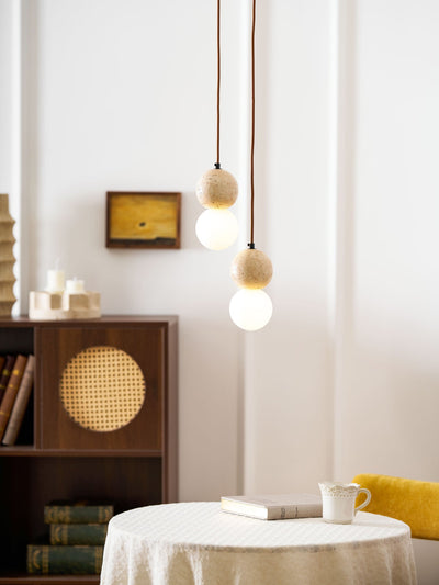 Beauview Travertine Pendant Light