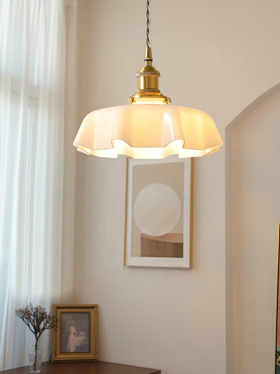 Lustra Pendant Light French Flower for Dining Room - Neutral Decor