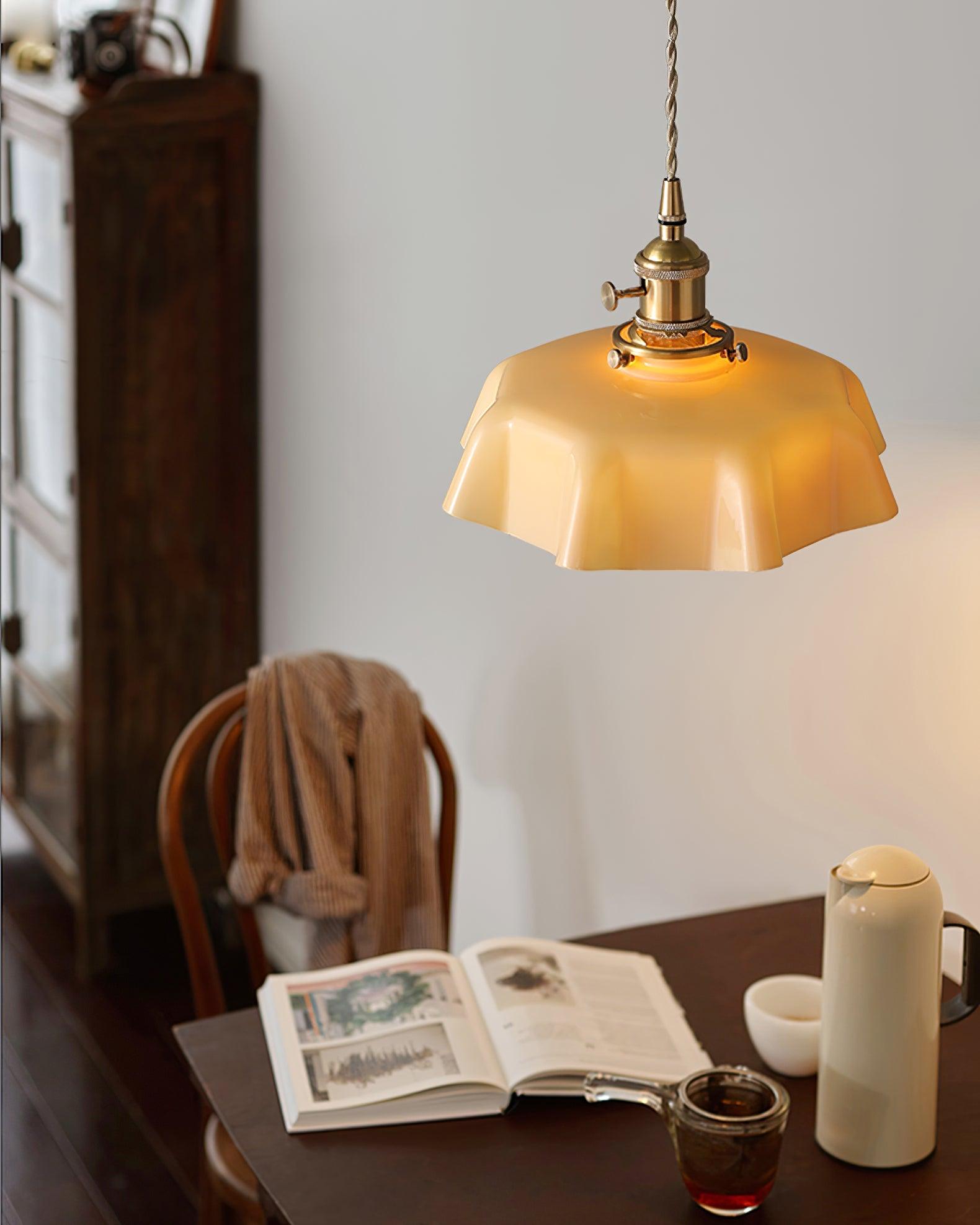 Liorivora Pendant Light French Flower for Dining Room