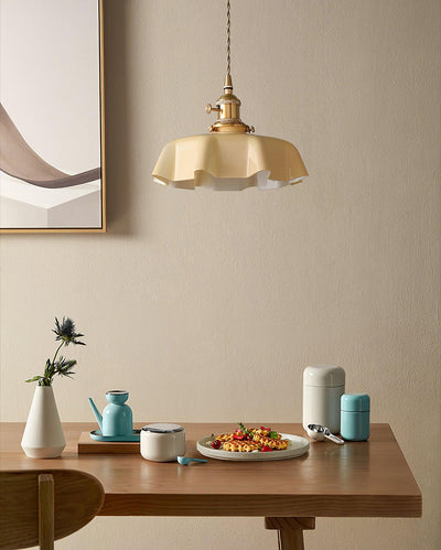 Liorivora Pendant Light French Flower for Dining Room