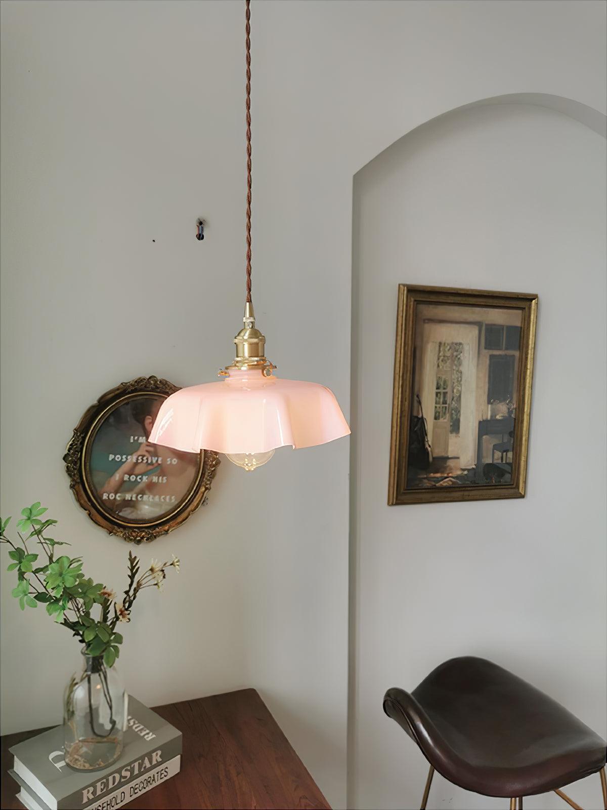 Liorivora Pendant Light French Flower for Dining Room
