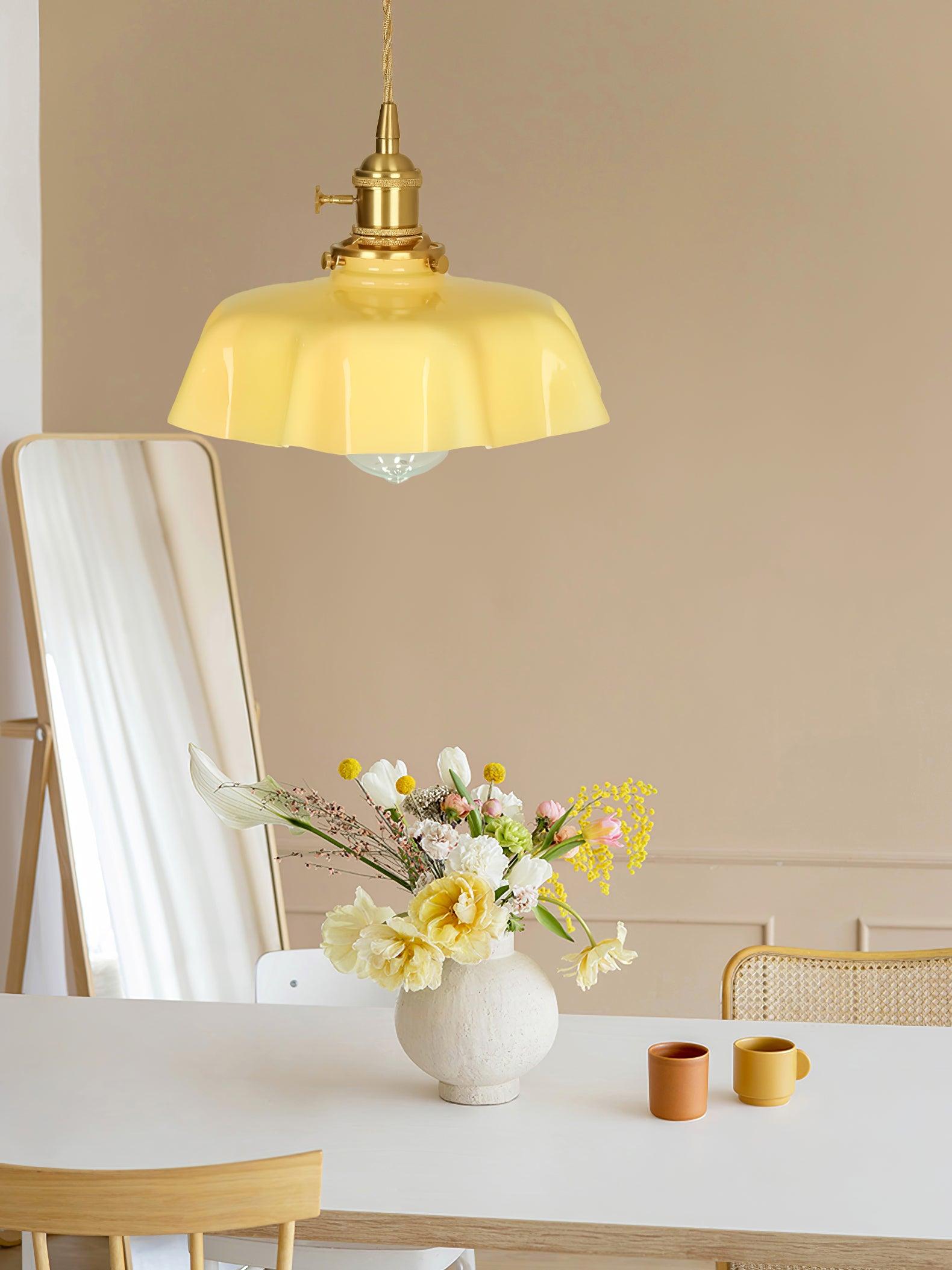 Liorivora Pendant Light French Flower for Dining Room