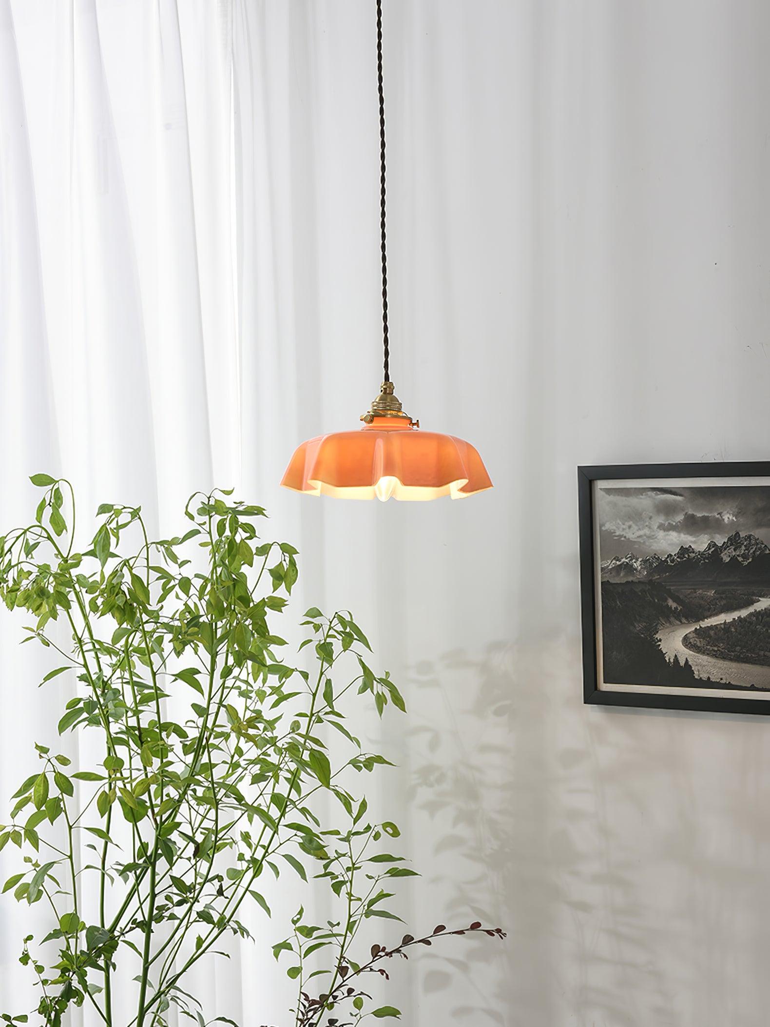 Liorivora Pendant Light French Flower for Dining Room