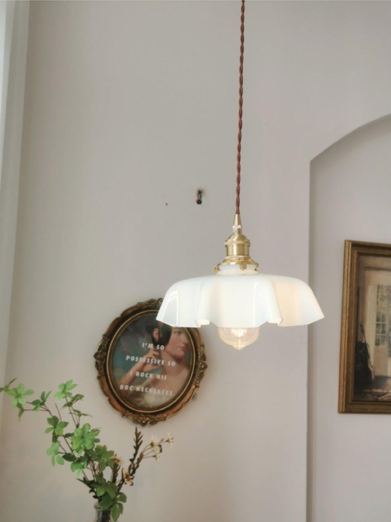 Liorivora Pendant Light French Flower for Dining Room