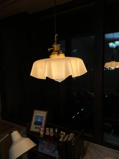Lustra Pendant Light French Flower for Dining Room - Neutral Decor