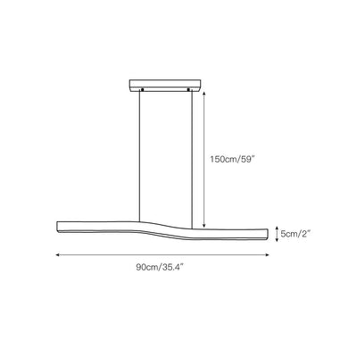 Ravenwick Linear Pendant Light