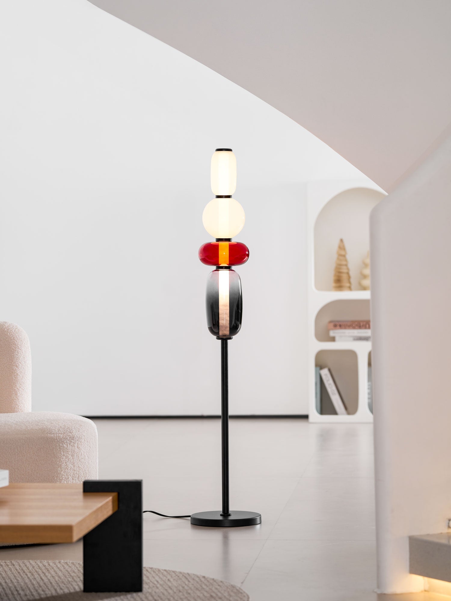 Willowshire Glass Floor Lamp